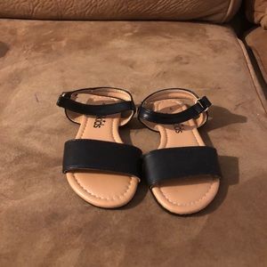 Black strappy sandals